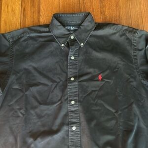 Ralph Lauren Black “Blake” Heavy Weight Long Sleeve Button Down sz M great cond
